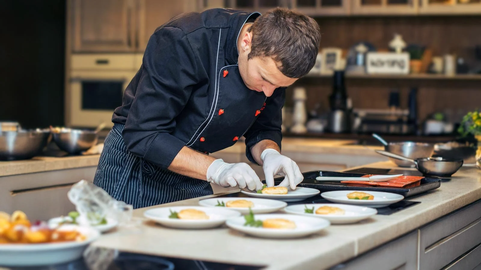 A Private Chef Preparing Food